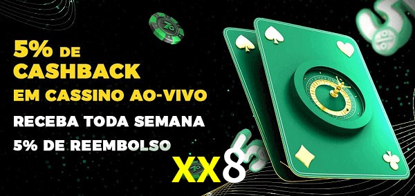 Promoções do cassino ao Vivo xx8
